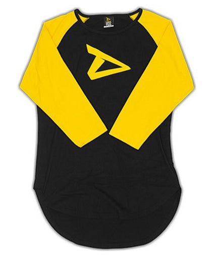 Dedicated 3/4 Sleeve Raglan Short Logo