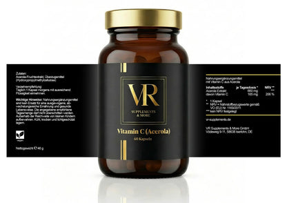 Vitamin C aus Acerola -- 60 Kapseln